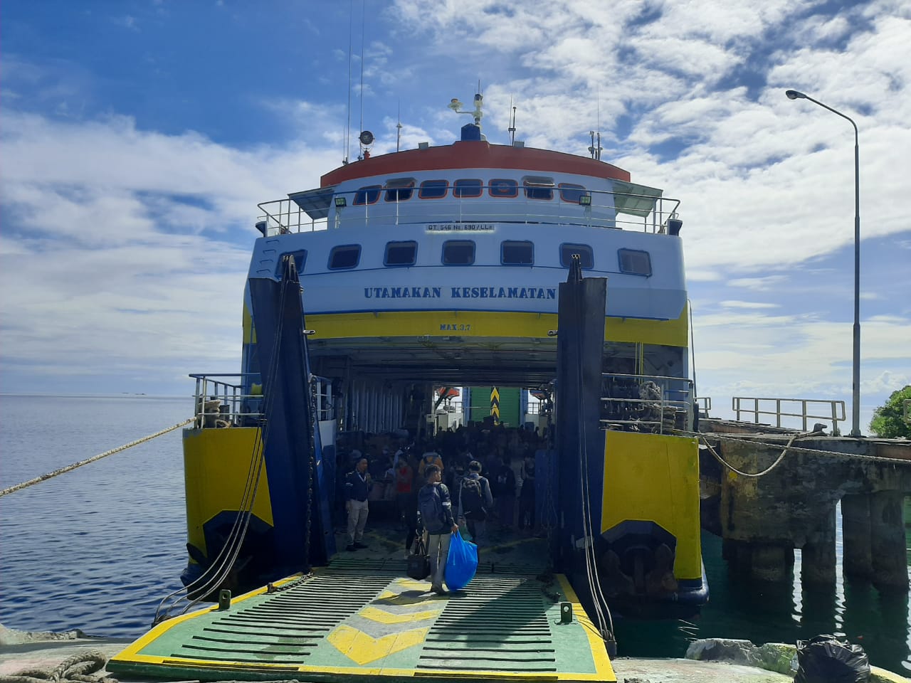 Rientro verso la terraferma